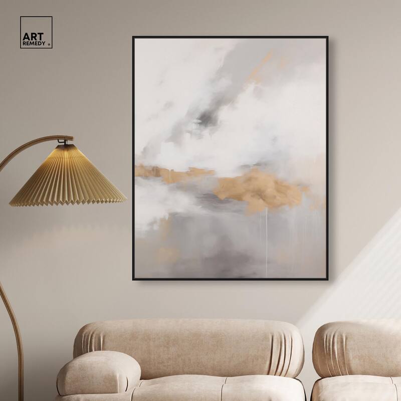 Fleeting Gold II Canvas by Art Remedy