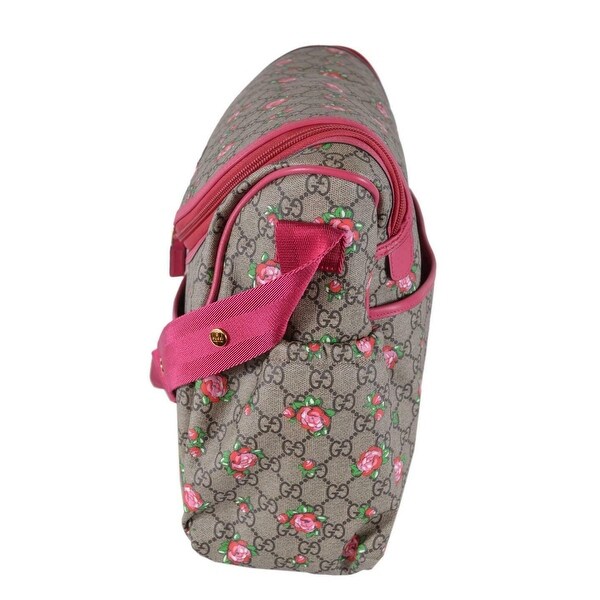 gucci mum gg flowers backpack diaper bag