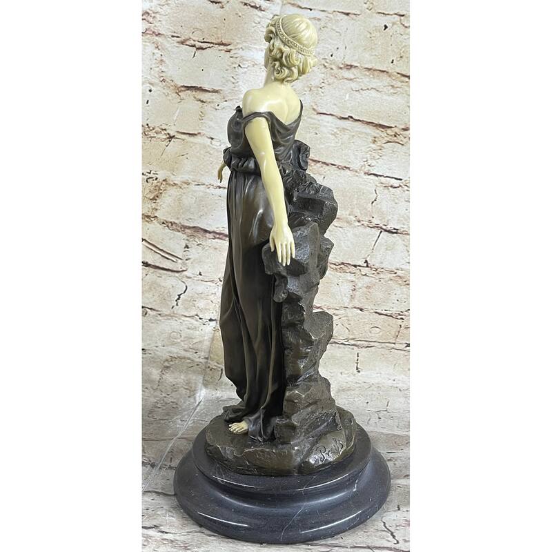 Bronze Sculpture Signed Preiss Faux Figurine And Pure Statue Figurine Figure