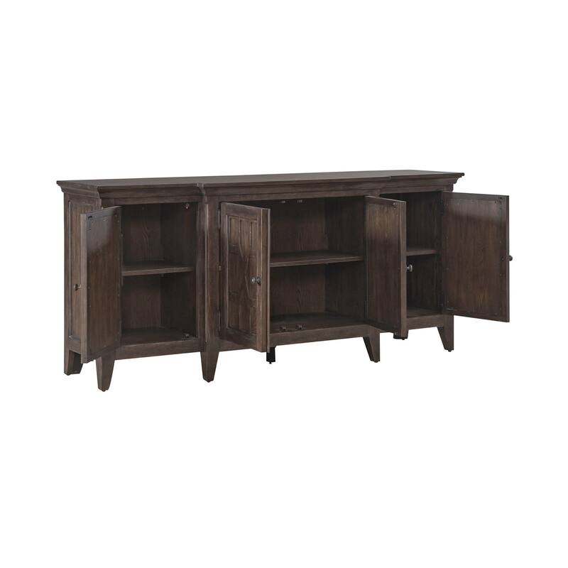 Paradise Valley Saddle Brown 76 Inch TV Console