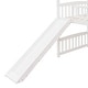 preview thumbnail 11 of 19, Twin Size Loft Bed with Slide, House Bed with Slide, Espresso