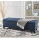preview thumbnail 4 of 19, Christopher Knight Home Contemporary Storage Ottoman with Button Tufting in Fabric, 51 Inches