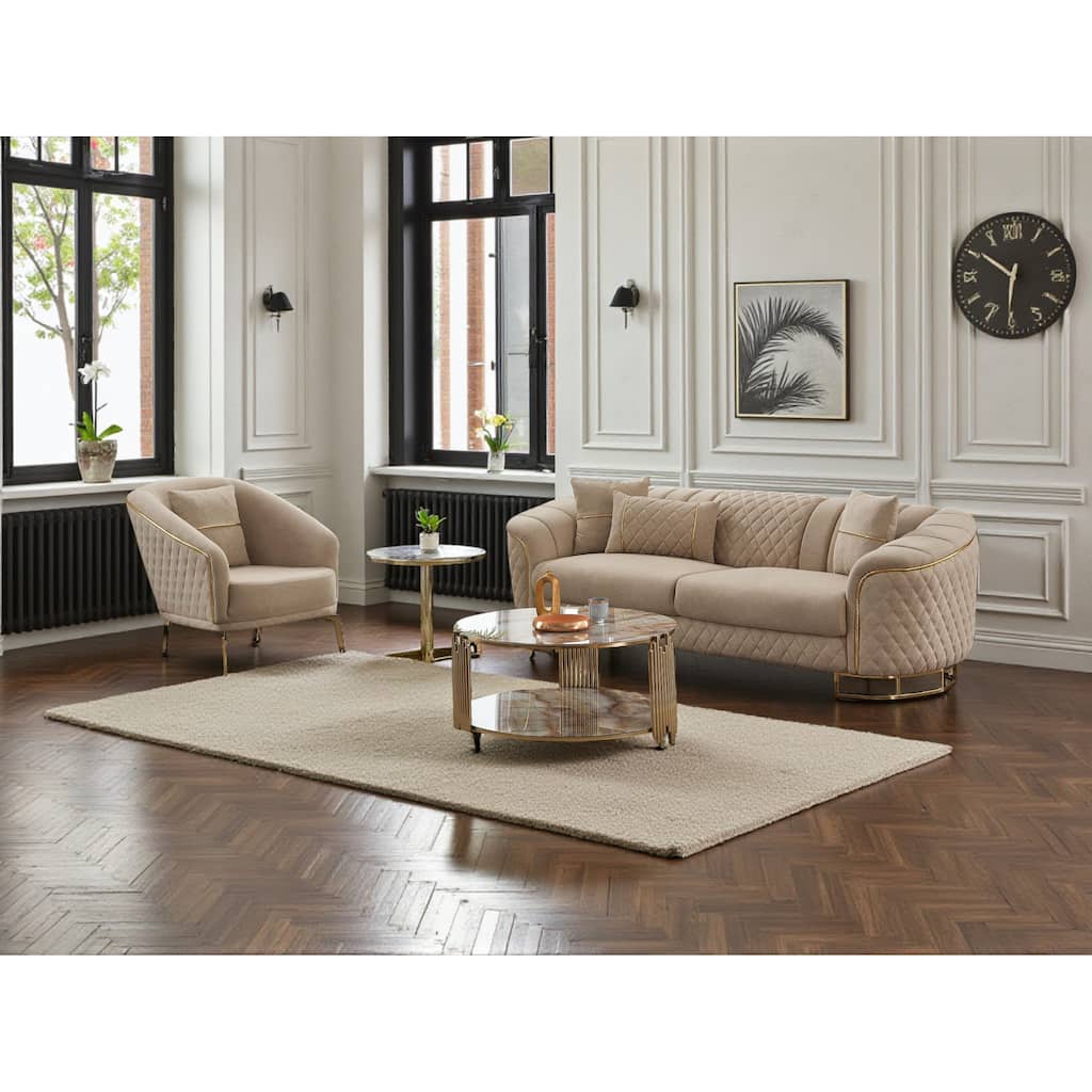 CAVEN 2 Pieces Living Room Sets 1 Sofa 1 Chair