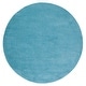 preview thumbnail 101 of 138, SAFAVIEH Handmade Himalaya Kaley Solid Wool Rug 6' Round - Turquoise - Round