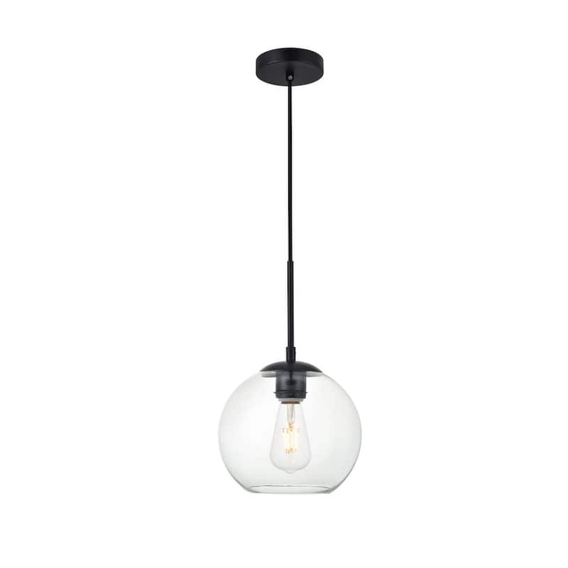 1-Light Pendant with 8 inch Clear Glass