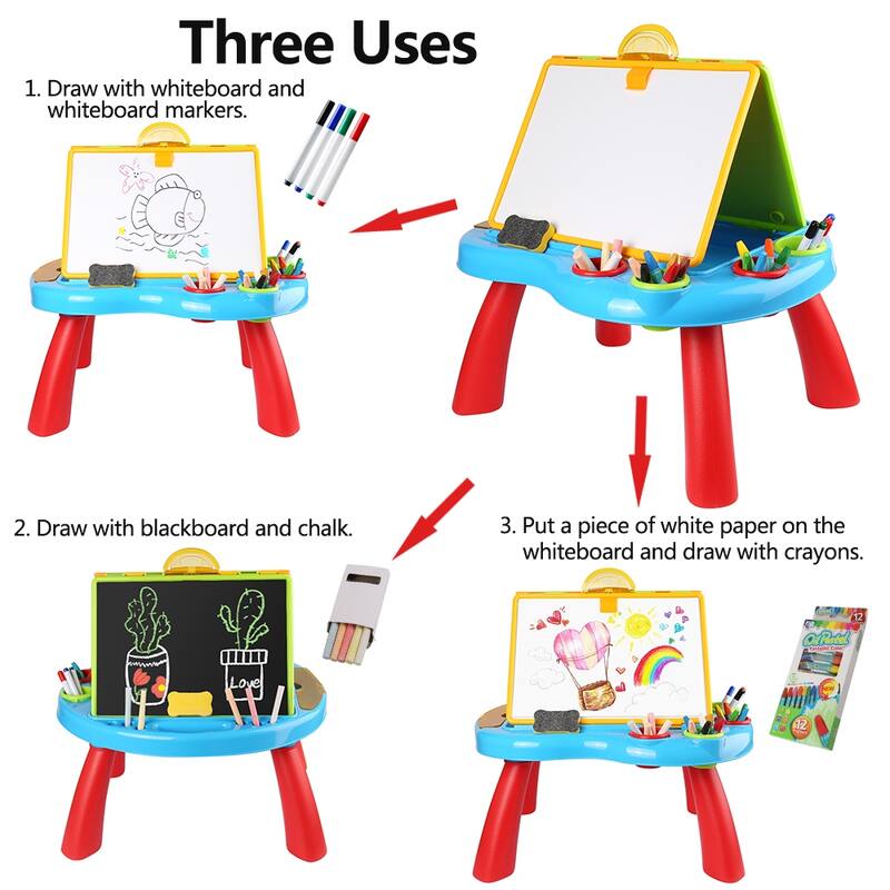 Activity Easel With Dry Erase Board