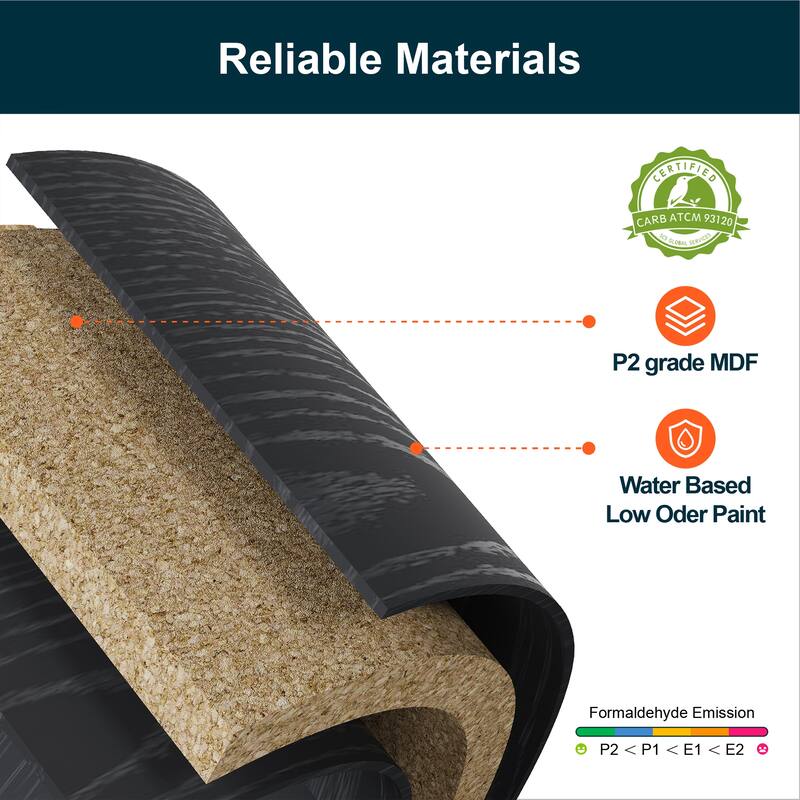 Modern Nightstand with Charging Station