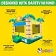 preview thumbnail 4 of 3, Pogo Bounce House Crossover Kids Inflatable Bounce House with Blower, Tropical Jungle Smiley Face Non Printed