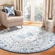 preview thumbnail 30 of 115, SAFAVIEH Brentwood Vessie Traditional Oriental Rug 10' x 10' Round - Cream/Grey