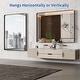 preview thumbnail 40 of 141, Apmir Metal Frame Tempered Glass Bathroom Vanity Mirror for Wall, Cloakroom, Bedroom