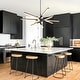 preview thumbnail 21 of 33, Modern Tiered Linear Sputnik Chandelier Warm Light 3000K Integrated LED Chandelier