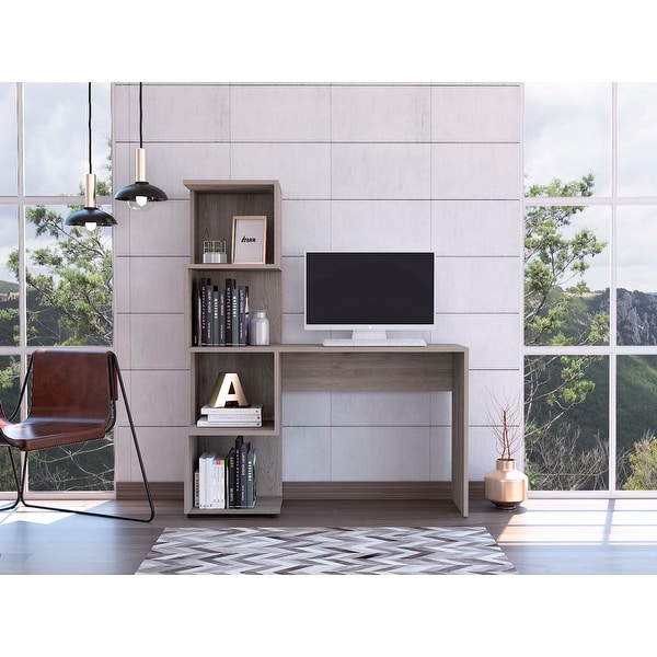 Lincoln Computer desk with Bookcase. Opens flyout.