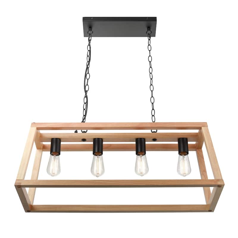 Light Society Bristol Wood Pendant Lamp