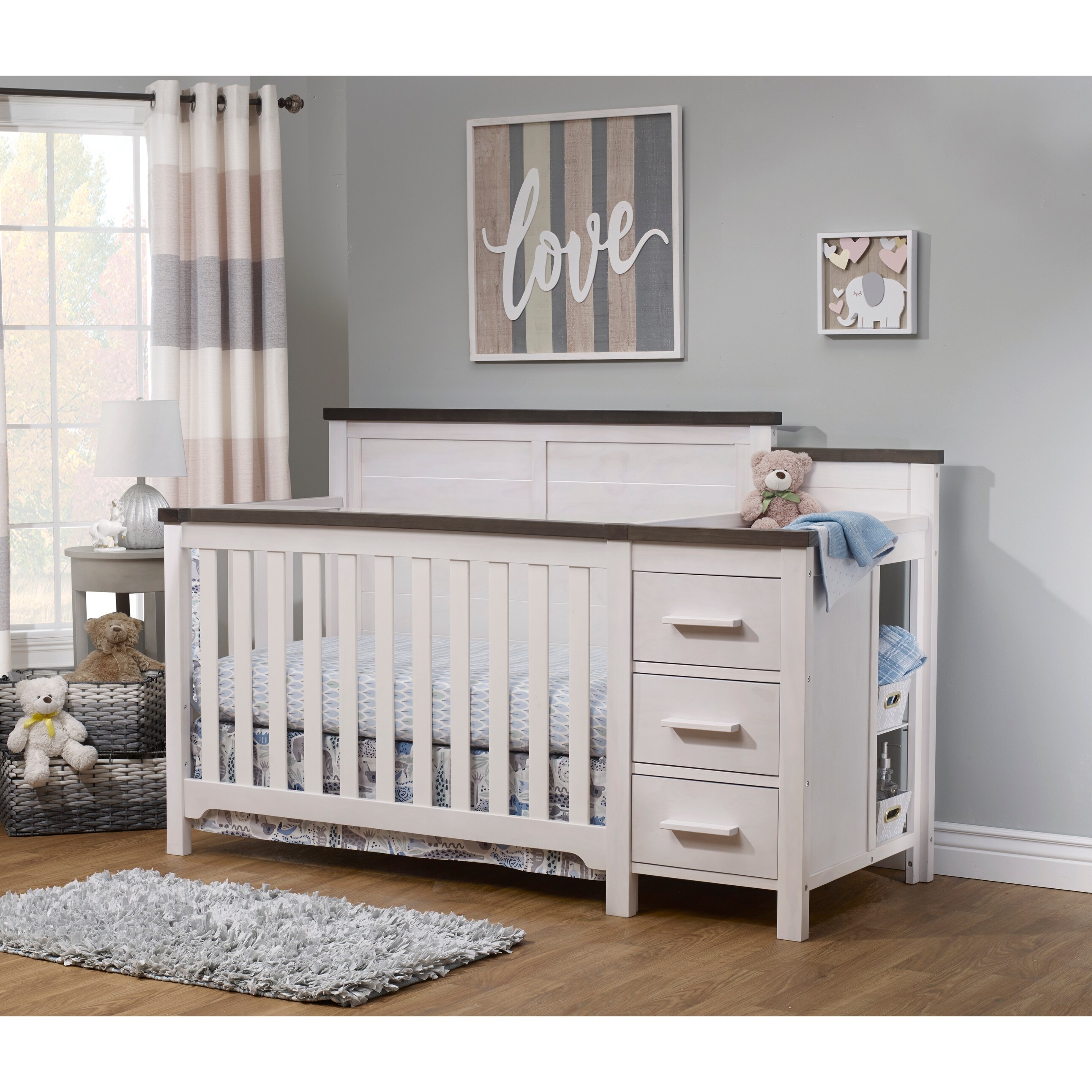 Sorelle Farmhouse Crib & Changer - Bed Bath & Beyond - 34799315