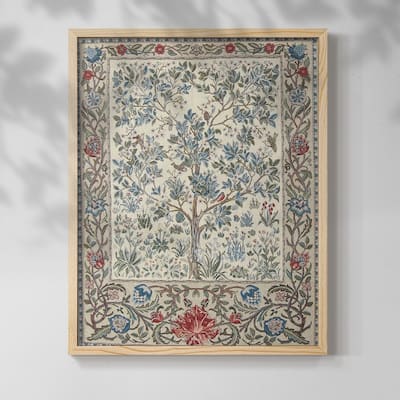 Vintage Abstract Print CLXVI -Framed Print