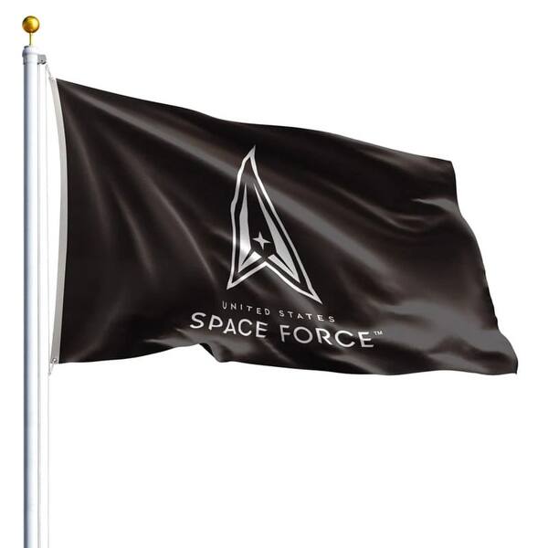 United States (U.S.) Space Force (USSF) Outdoor Nylon Flag - Black ...