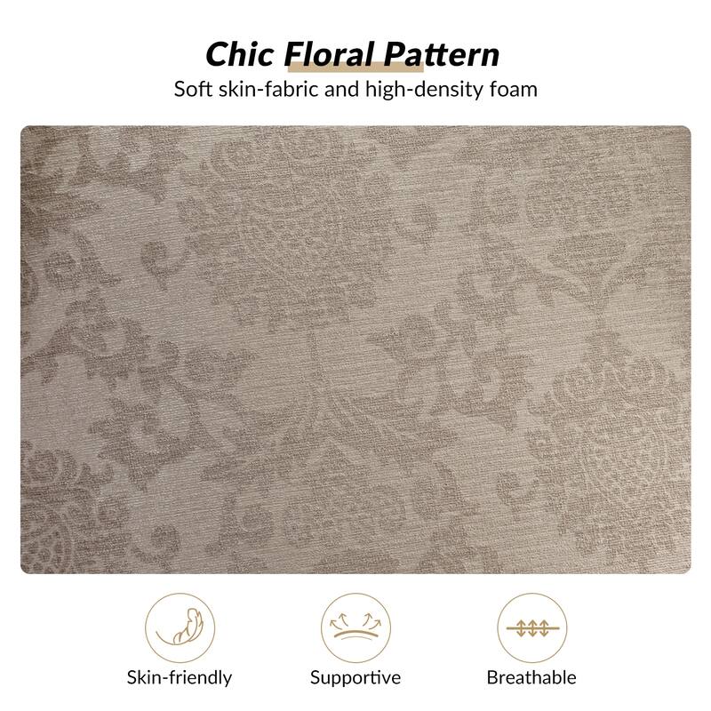 Epimethis Traditional Fabric Accent Wingback Armchair with Turned Legs by HULALA HOME