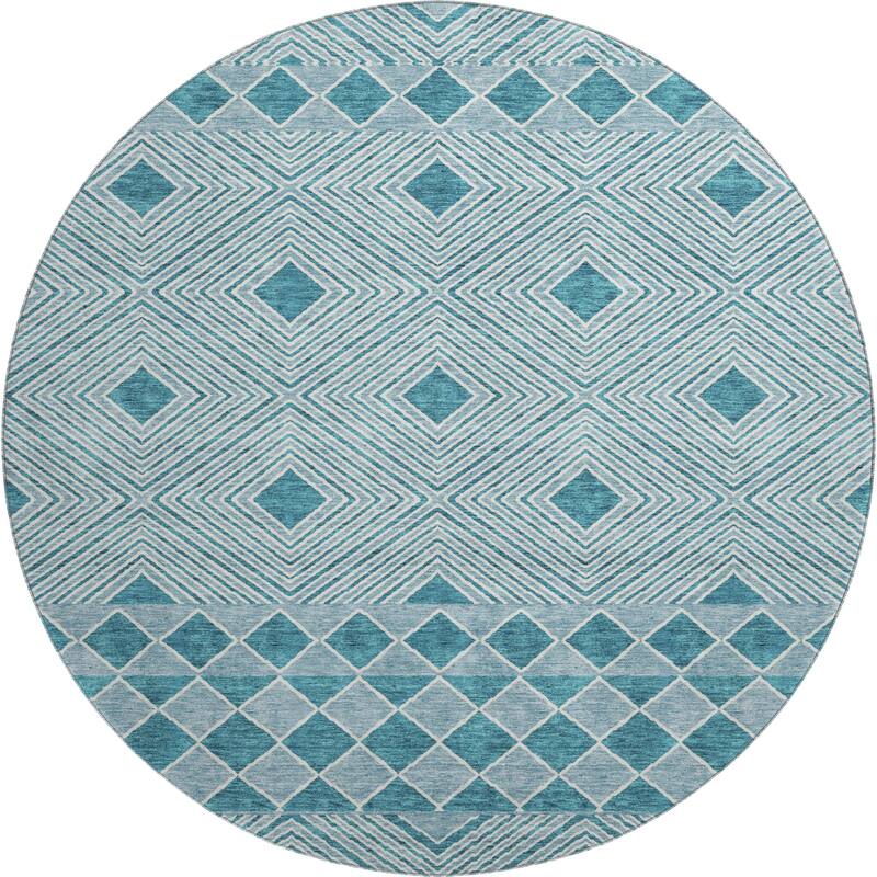 Premium Washable Super Soft Geo Prints Mayfield Rug