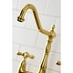 preview thumbnail 26 of 46, Heritage Bridge Kitchen Faucet with Brass Sprayer