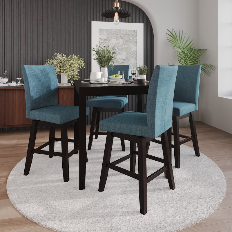 CraftPorch Minimalist Swivel Counter Dining Set