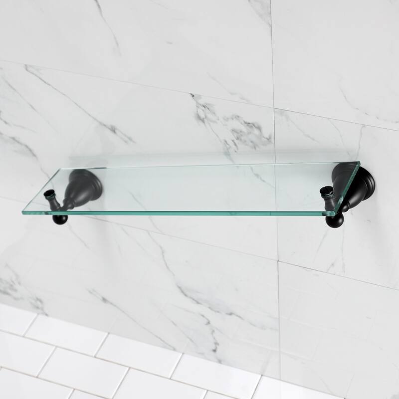 Kingston Brass Heritage Bathroom Glass Shelf