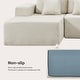 preview thumbnail 9 of 26, Indoor 108" Oversized Loveseat Sofa Lounge Chair with Fluffy Comfy Cloud Couch - 1 Set