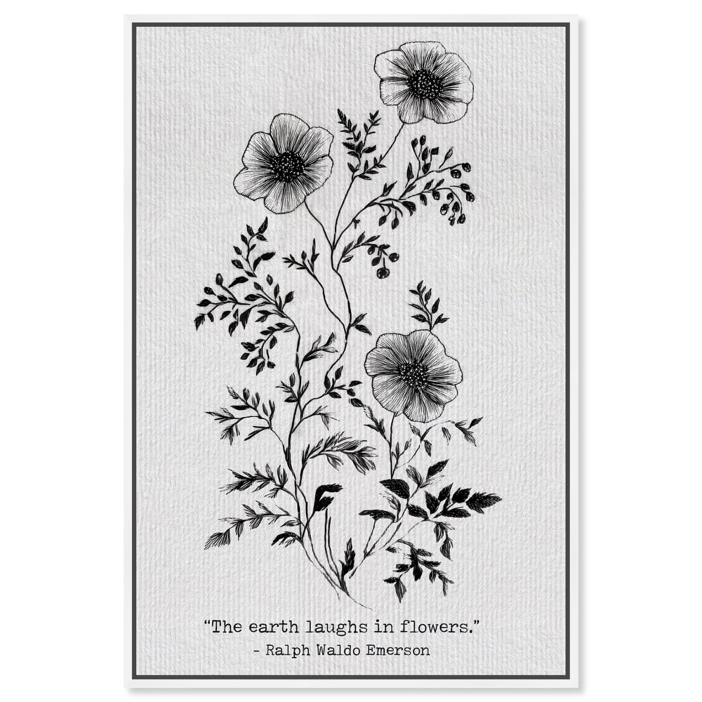 Earth Laughs in Flowers Canvas by Art Remedy