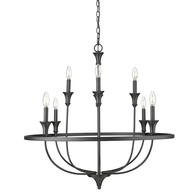 Millennium Lighting 28108 Emery 8 Light 34" Wide Taper Candle Style
