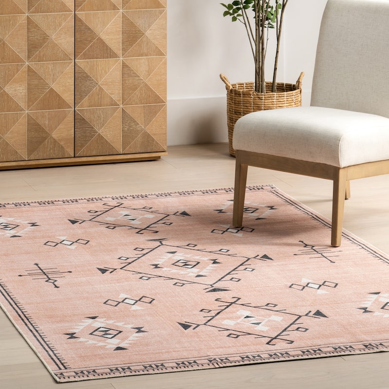 Nuloom Shenai SplashGuard Machine Washable Area Rug