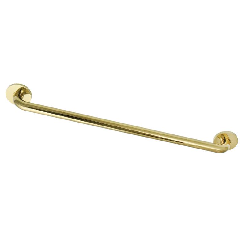 Kingston Brass Silver Sage 30-Inch X 1-1/4-Inch OD ADA Grab Bar - Polished Brass