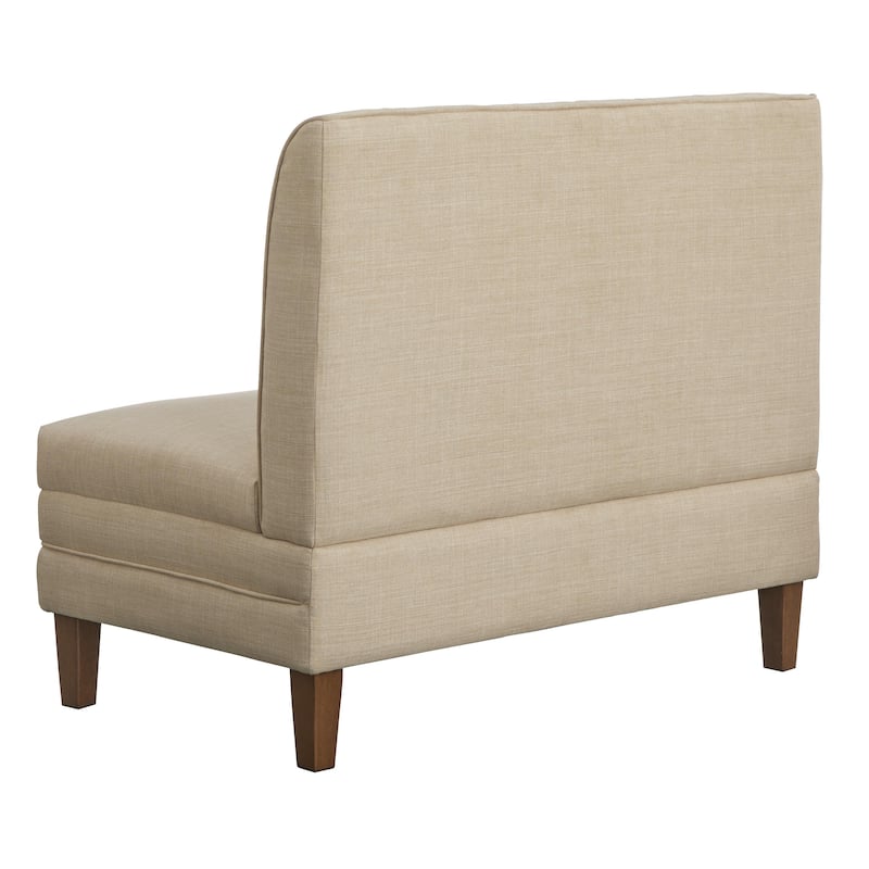 Lifestorey Kerrington 4-Piece Channel Back Upholstered Banquette Set