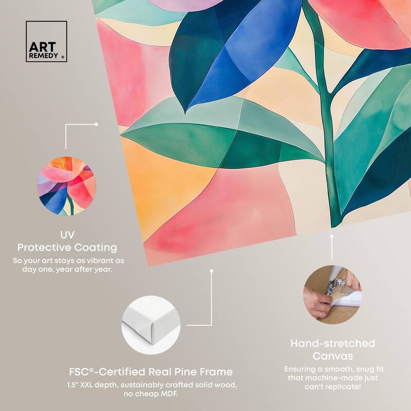 Ail Geofloral II Canvas by Art Remedy, Gallery Wrapped