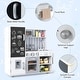 preview thumbnail 9 of 8, Gymax Play Kitchen Toy Set w/ Chalkboard Oven Sink Faucet Stove Water