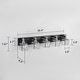 preview thumbnail 12 of 182, 2/3/4-Light Modern Bathroom Crystal Vanity Light Wall Sconces