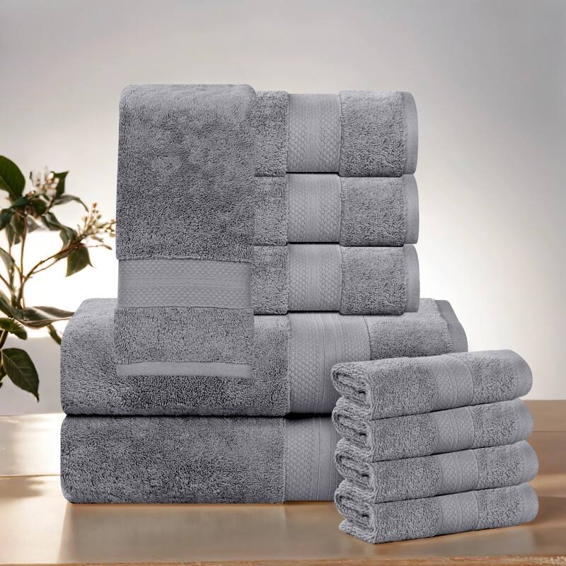 Blue Nile Mills Rio Turkish Cotton 10 Piece Towel Set