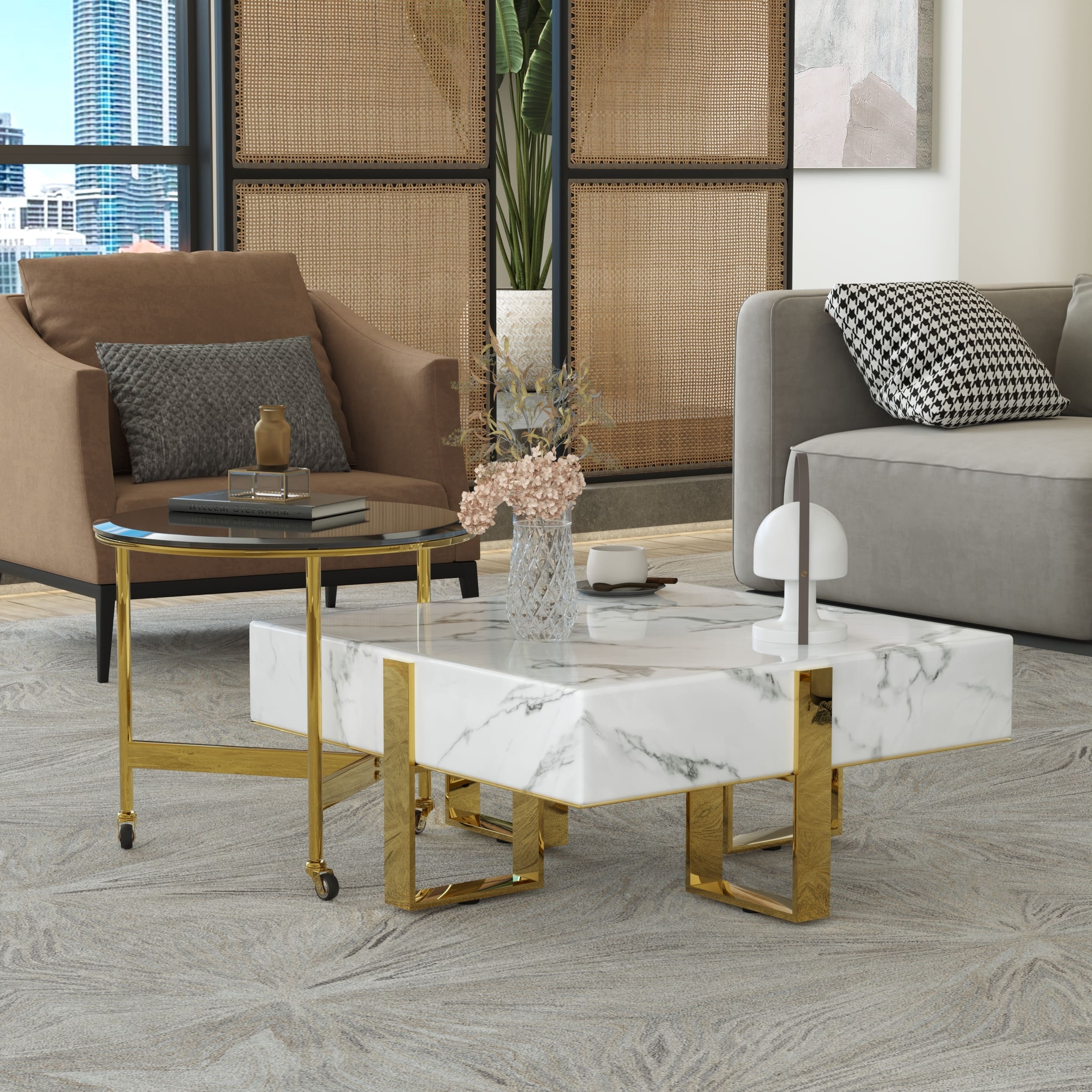Option White and Gold