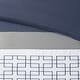 preview thumbnail 9 of 40, 510 Design Powell Navy/ White 8 Piece Embroidered Comforter Set