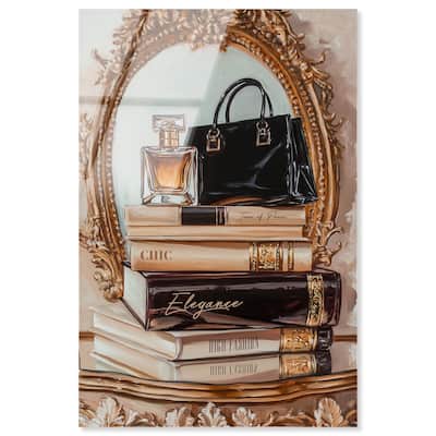 Elegant Glam by the Mirror Acrylic by Art Remedy, Ready to Hang