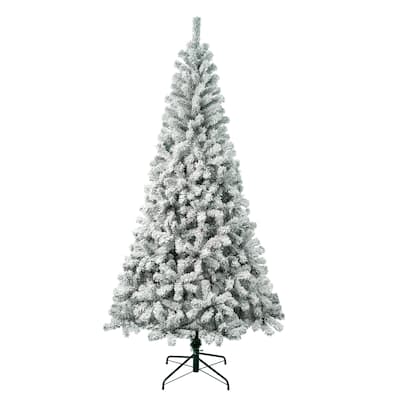 National Tree Company 7.5 ft. Acacia Flocked Tree - 7.5 Foot