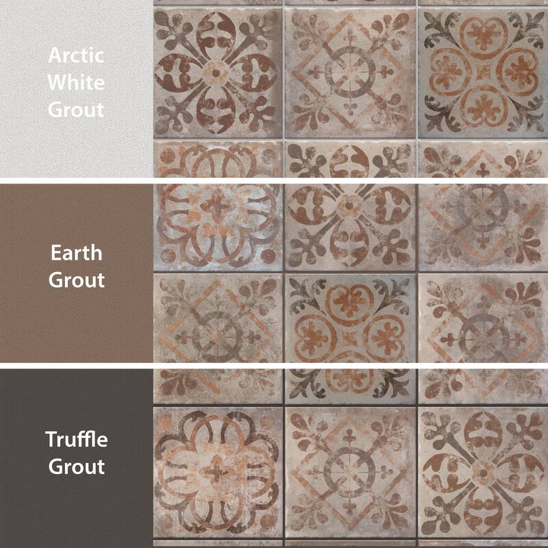 Merola Tile Americana Melrose 8-3/4" x 8-3/4" Porcelain Floor and Wall Tile