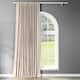 Exclusive Fabrics Extra Wide 96-Inch Thermal Room Darkening Curtain (1 Panel) - 100 x 96 - Eggnog