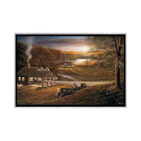 iCanvas "Good Times Turkey Hunter" by Anderson Art Framed