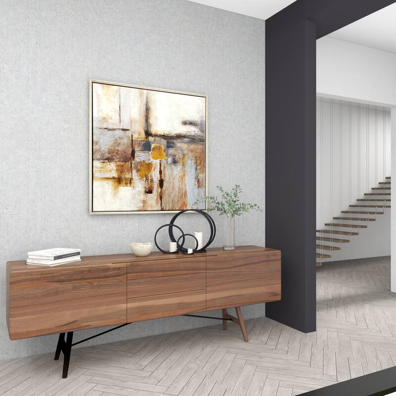 Silver Ceramic Pillar 3 Plate Candle Holder (Set of 3) - 14 x 5 x 13Round