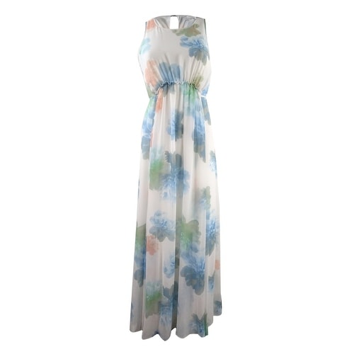 calvin klein chiffon dress