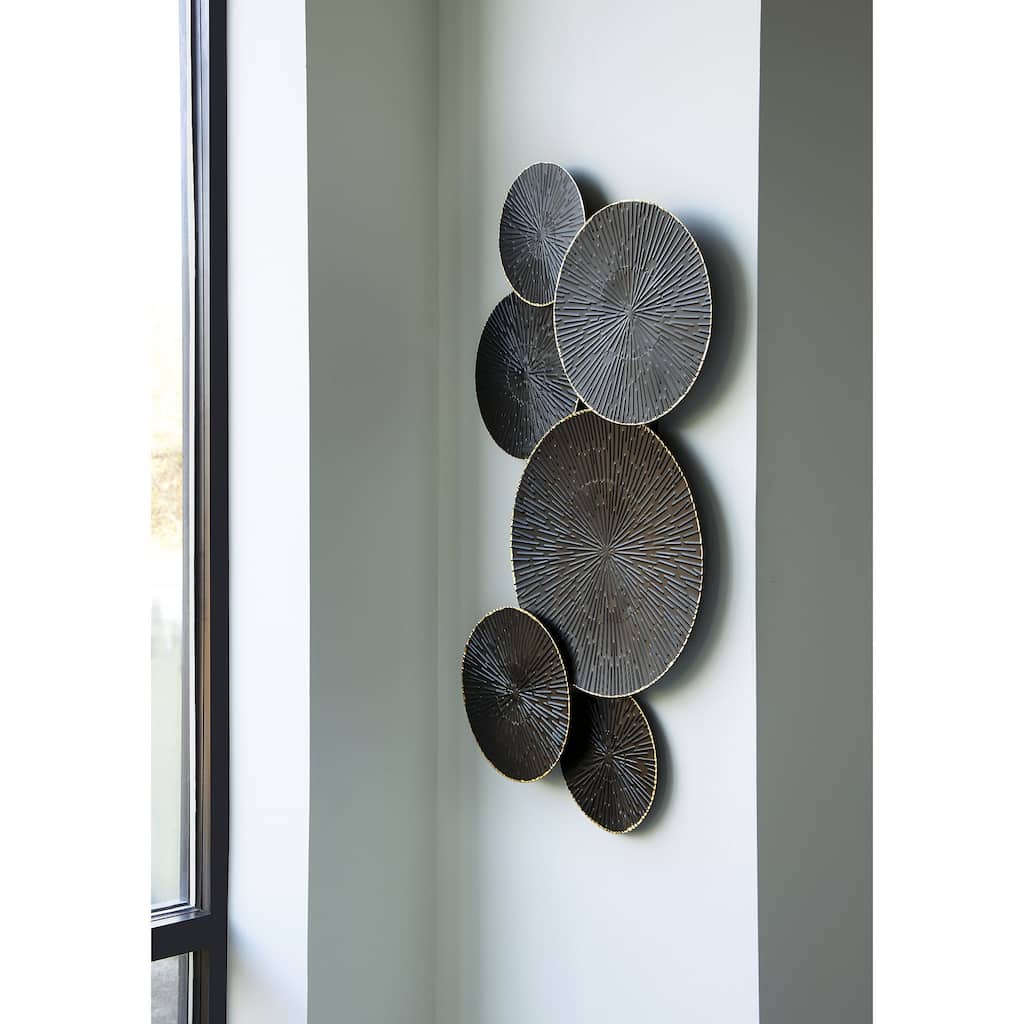 Signature Design by Ashley Rhetlen Black/Gold Wall Decor - 36"W x 2"D x 21"H