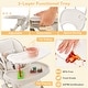 preview thumbnail 4 of 19, Babyjoy Baby High Chair with Wheel Folding Baby Dining Chair - See Details