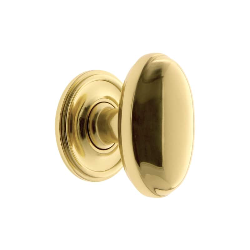 Grandeur EDEN-BRASS-KNOB-GEO Eden Prairie 1-3/4” Solid Metal Vintage