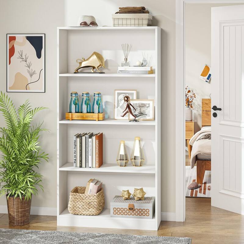 Large Bookcase, Open Display Shelf, Storage Cabinet Organizer Bookshelf for Living Room, Home Office, Library, Bedroom