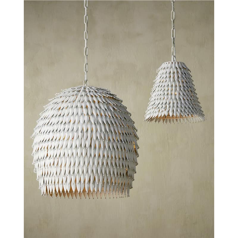 Currey & Company Overlay Large Pendant - 25.5"h x 24"dia