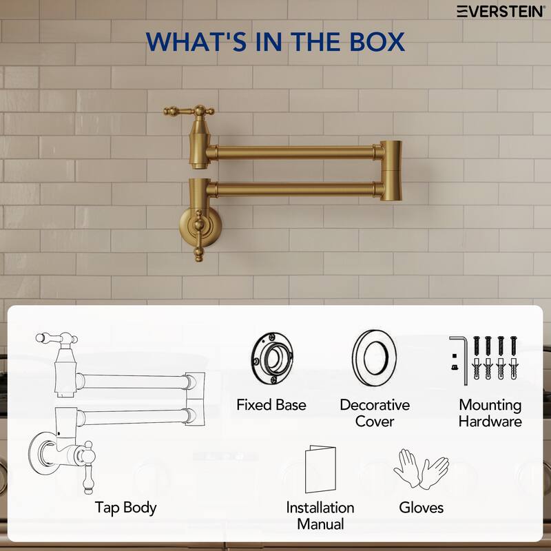 Wall Mounted Cold-Water Pot Filler